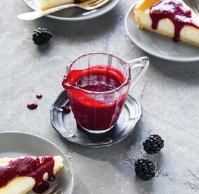 Brombeer-Vanille-Dessertsoße
