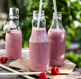 Bananen-Himbeer-Smoothie