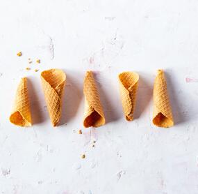 Knusprige Eiswaffeln einfach selber machen