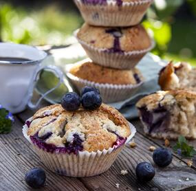 Blaubeer-Muffins mit Buttermilch