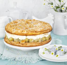 Stachelbeertorte mit Baiser