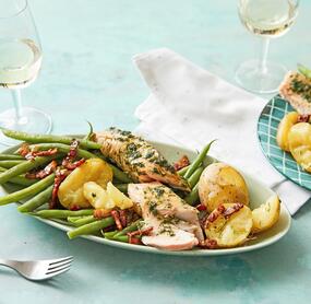 Grüne Bohnen mit Lachs aus dem Varoma®