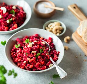 Blitz-Rote-Bete-Salat mit Zucchini