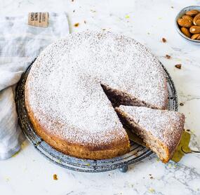 Veganer Mandelkuchen