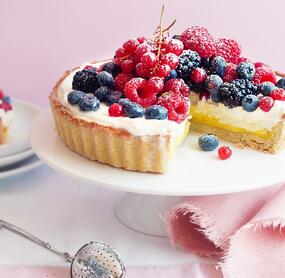 Beerentarte mit Mascarponecreme