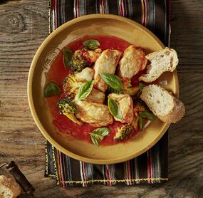Low-Carb-Hähnchen all’arrabbiata
