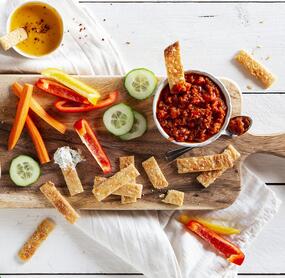 Knusprige Parmesan-Cracker aus 4 Zutaten
