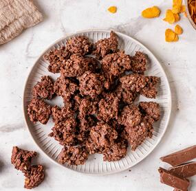 Schoko-Crossies mit zwei Sorten Schokolade