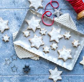 Zimtsterne ohne Zucker