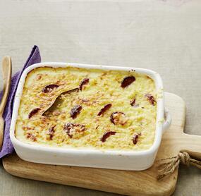 Kartoffelauflauf mit Cabanossi