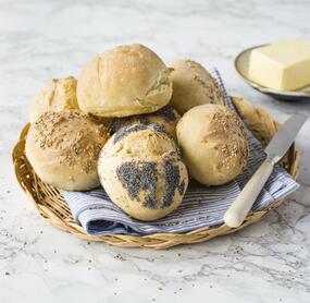 Knackige Sonntagsbrötchen