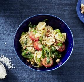 Wirsing-Tomaten-Pasta