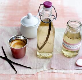 Aromatischer Vanillesirup