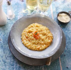 Risotto mit Lachs