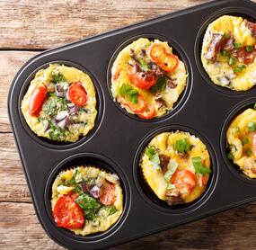 Rühreimuffins mit Käse