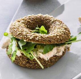 Cream Cheese Bagels mit Lachs