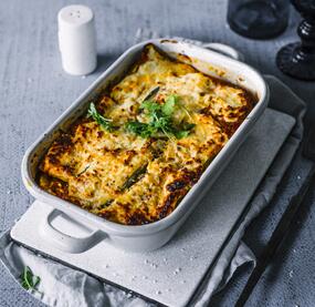 Low-Carb-Gemüselasagne mit Hackfleisch