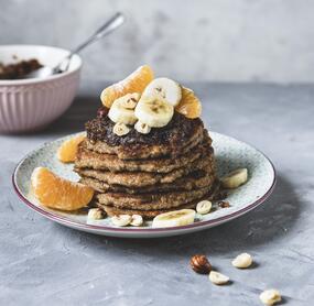 Hafer-Pancakes mit Banane
