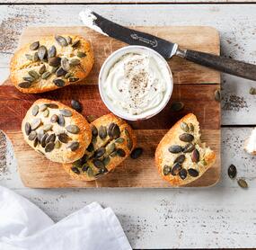 Low-Carb-Quarkbrötchen