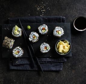 Vegetarisches Sushi