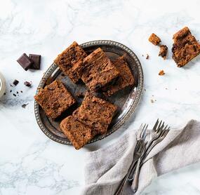 Chocolate Chip Kichererbsen Blondies