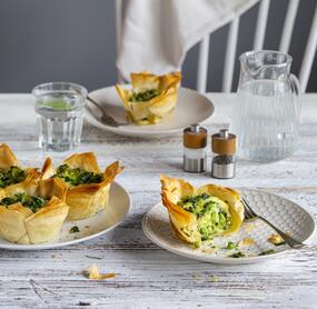 Käse-Küchlein mit Filo-Teig
