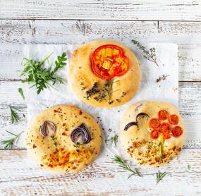 Focaccia Garden Minis