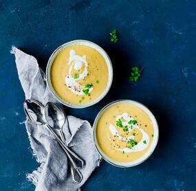 Schnelle Kartoffelcremesuppe