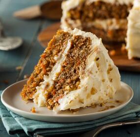 Carrot Cake mit Cream Cheese Frosting