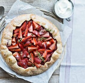 Erdbeertarte mit Mandelcreme