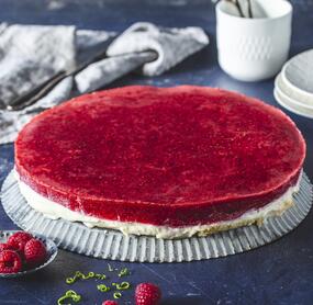 Himbeer-Limetten-Cheesecake