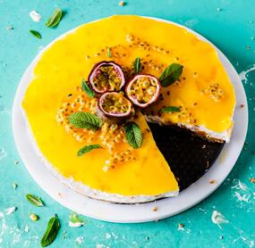 „Solero"-Torte mit Quarkcreme
