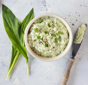Der cremigste Bärlauchfrischkäse
