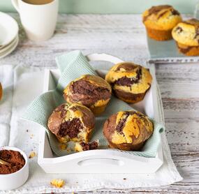 Saftige Marmormuffins mit Buttermilch