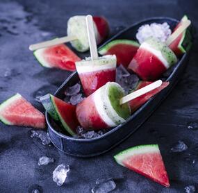 Wassermelonen-Popsicles
