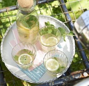 Zitronen-Minz-Eistee