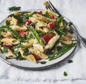 Pasta mit Zitronen-Mascarponesoße