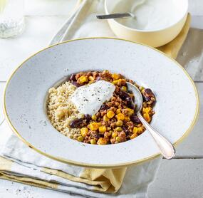 Mexikanischer Couscous mit Hackfleisch