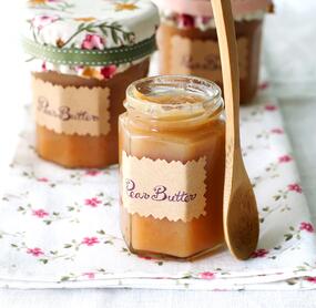 Birnenbutter mit Ingwer und Vanille