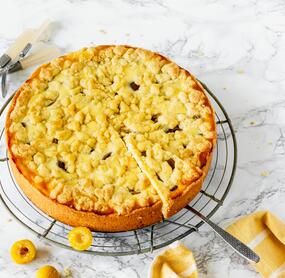 Mirabellenkuchen mit Schmand