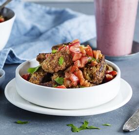 Orientalische Hackbällchen mit Gemüse-Ragout