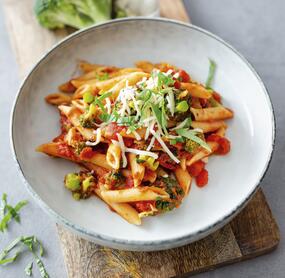 Familien-One-Pot „Penne Italia“