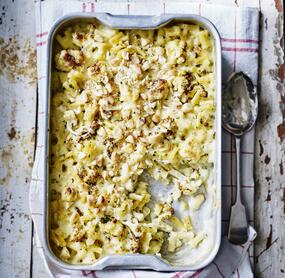 Mac and Cheese mit Blumenkohl