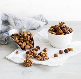 Honig-Salz-Nüsse zum Snacken