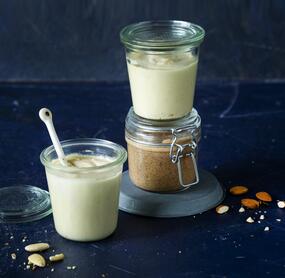 Mandelmus mit Meersalz