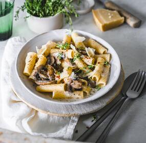 Pasta Funghi mit Sahne