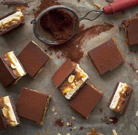 Zum Vernaschen: Selbstgemachte Snickers-Riegel