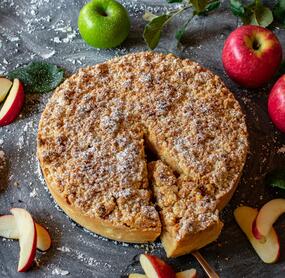 Apfelkuchen mit Streusel