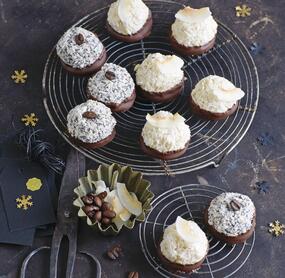 Kokos-Makronen mit Mürbeteig