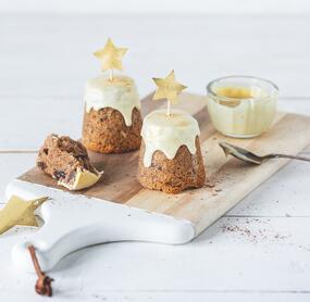 Lebkuchengipfel mit Zimtglasur